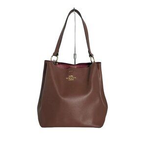 COACH Mollie Bucket Bag 91122 Brown Leather - Shoulder Bag